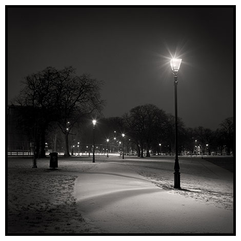 early morning snow