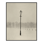 lamp in snow clapham common