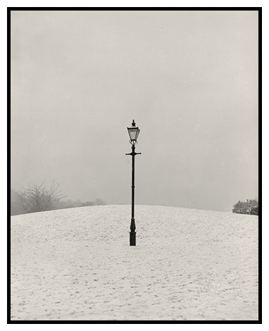 lamp snow
